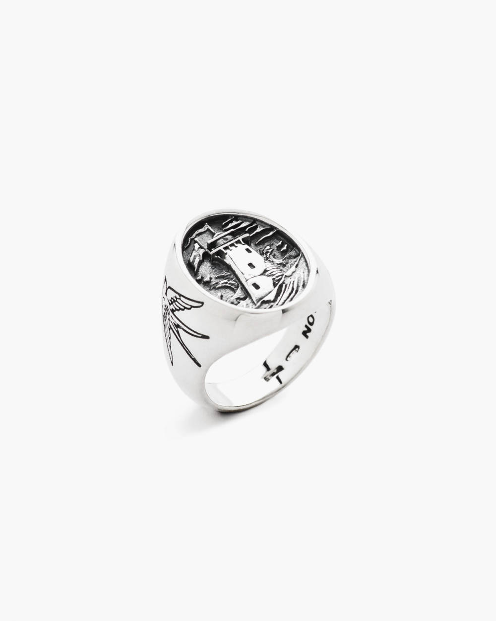 Nove25 ANELLO CHEVALIER FARO IN ARGENTO Vendita