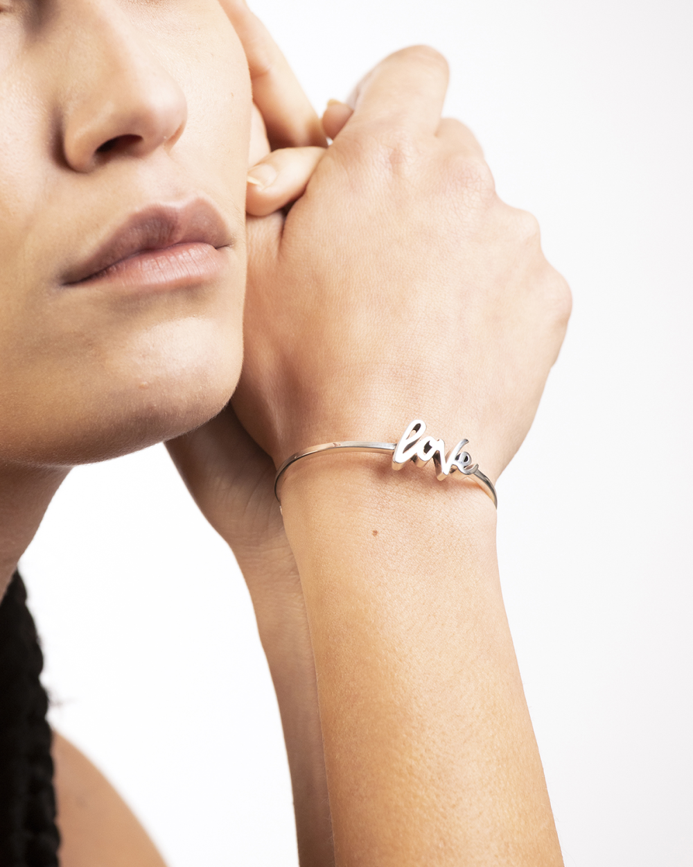 Nove25 BRACCIALE RIGIDO IN ARGENTO FRECCIA LOVE Vendite Flash
