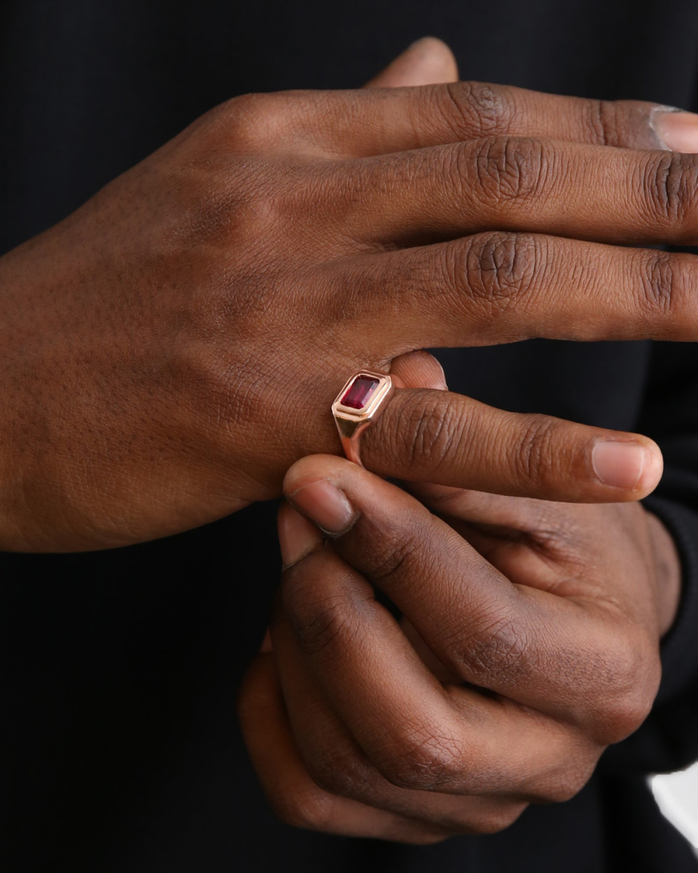 Nove25 ANELLO CHEVALIER PINK PUNCH PLACCATO ORO ROSA Fino al 50% di sconto