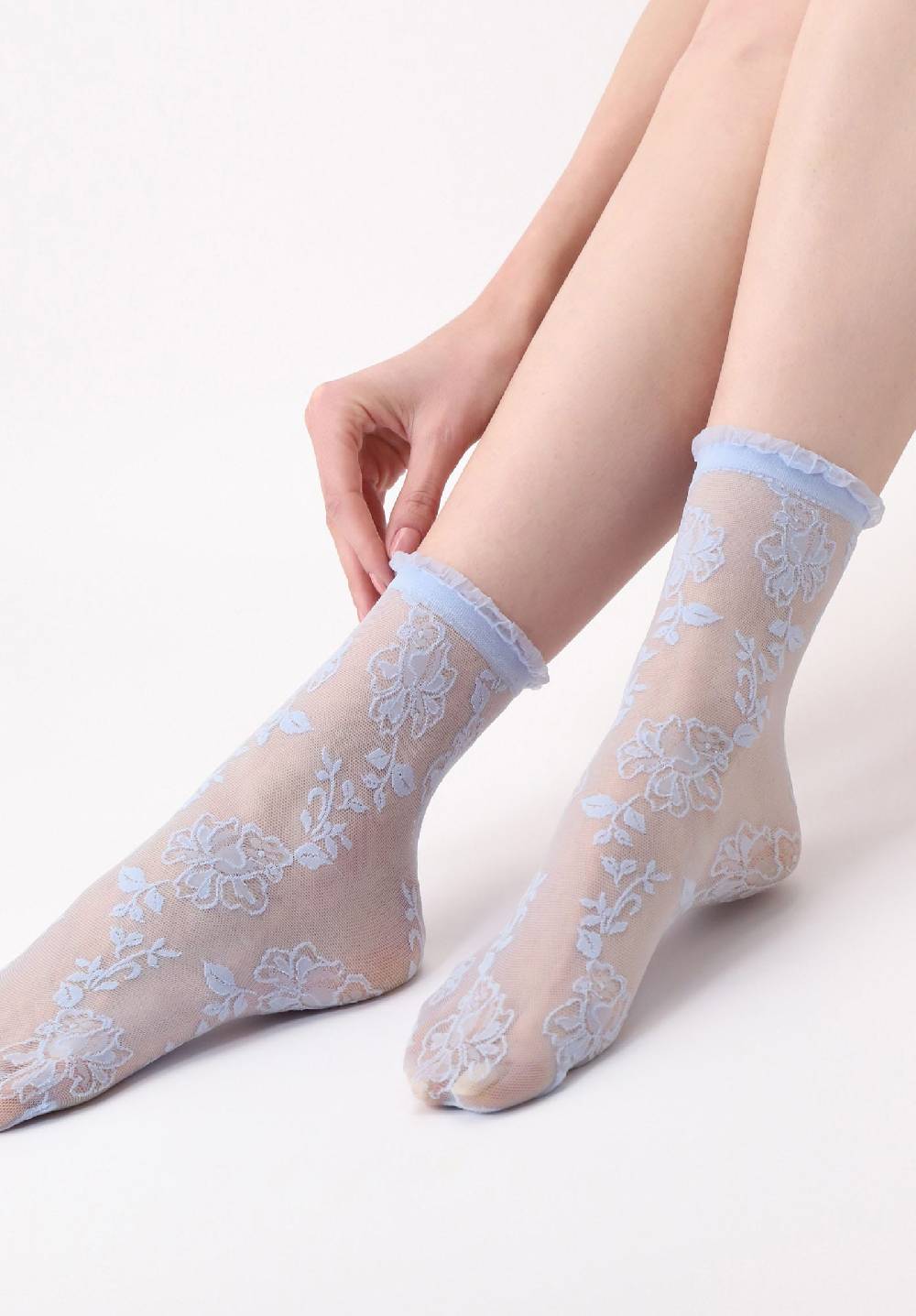 Oroblù Calzino Velato Pizzo Floreale Trim Fino Al -60%