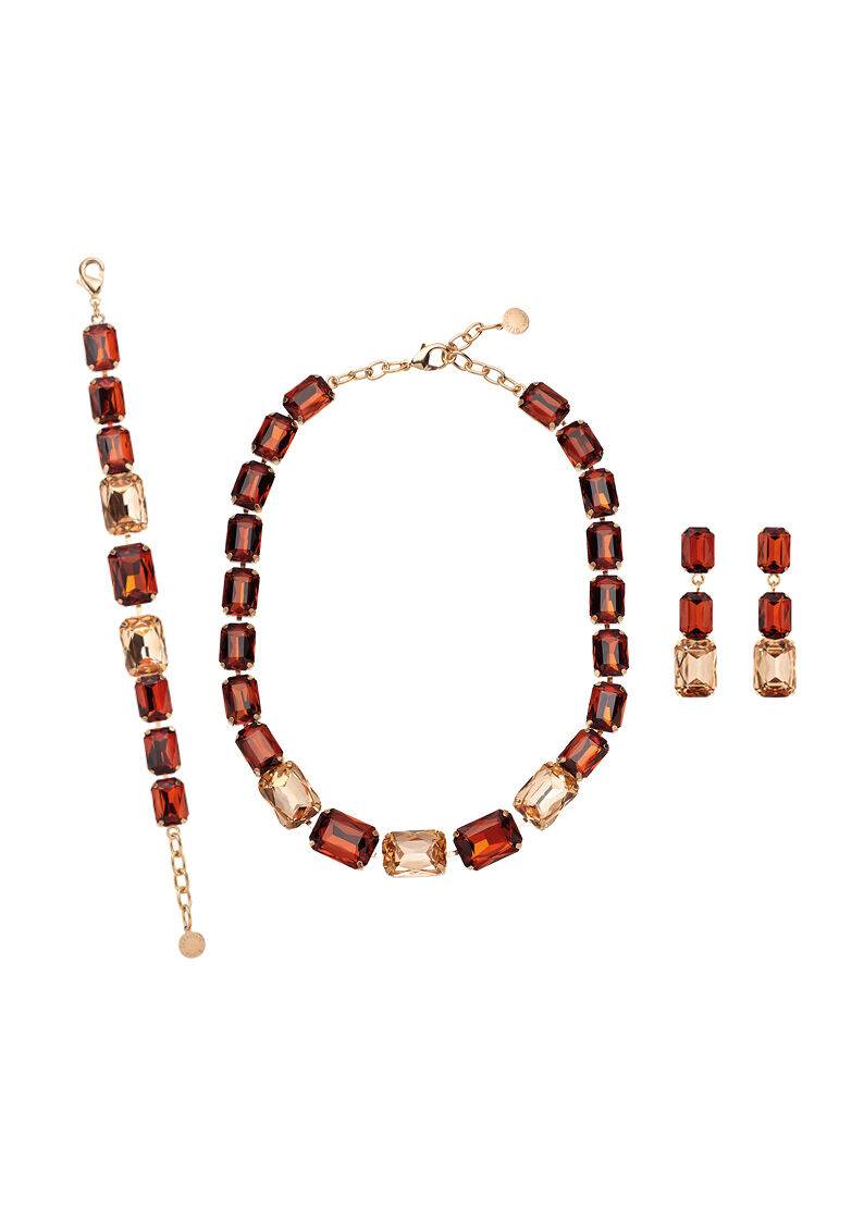 Ottaviani Bracciale dorato con cristalli Consegna Veloce
