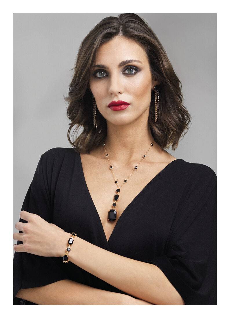 Ottaviani Bracciale dorato con cristalli Offerta