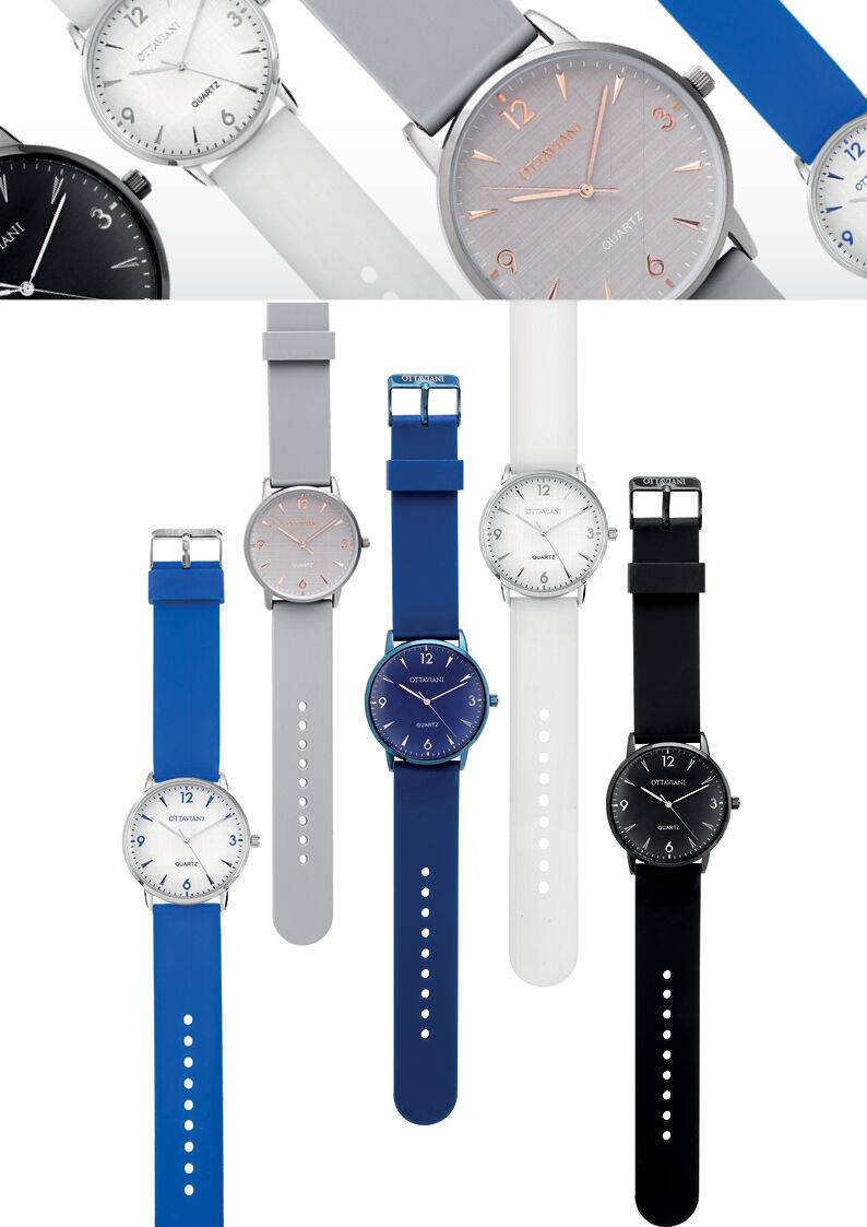 Ottaviani Quarzo silicone bianco Nuovo