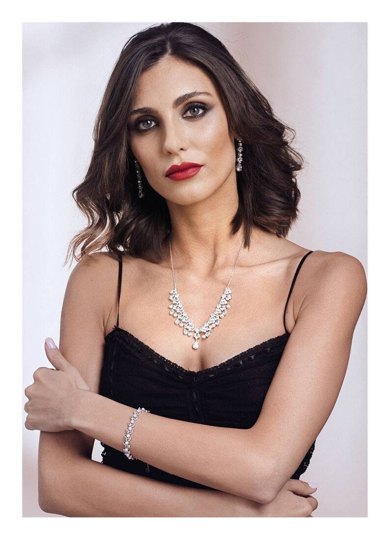 Ottaviani Orecchini rodiati con cubic zirconia e perle Outlet