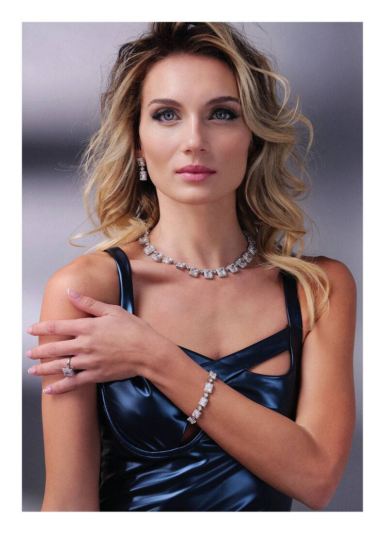 Ottaviani Orecchini rodiati con cubic zirconia Offerte
