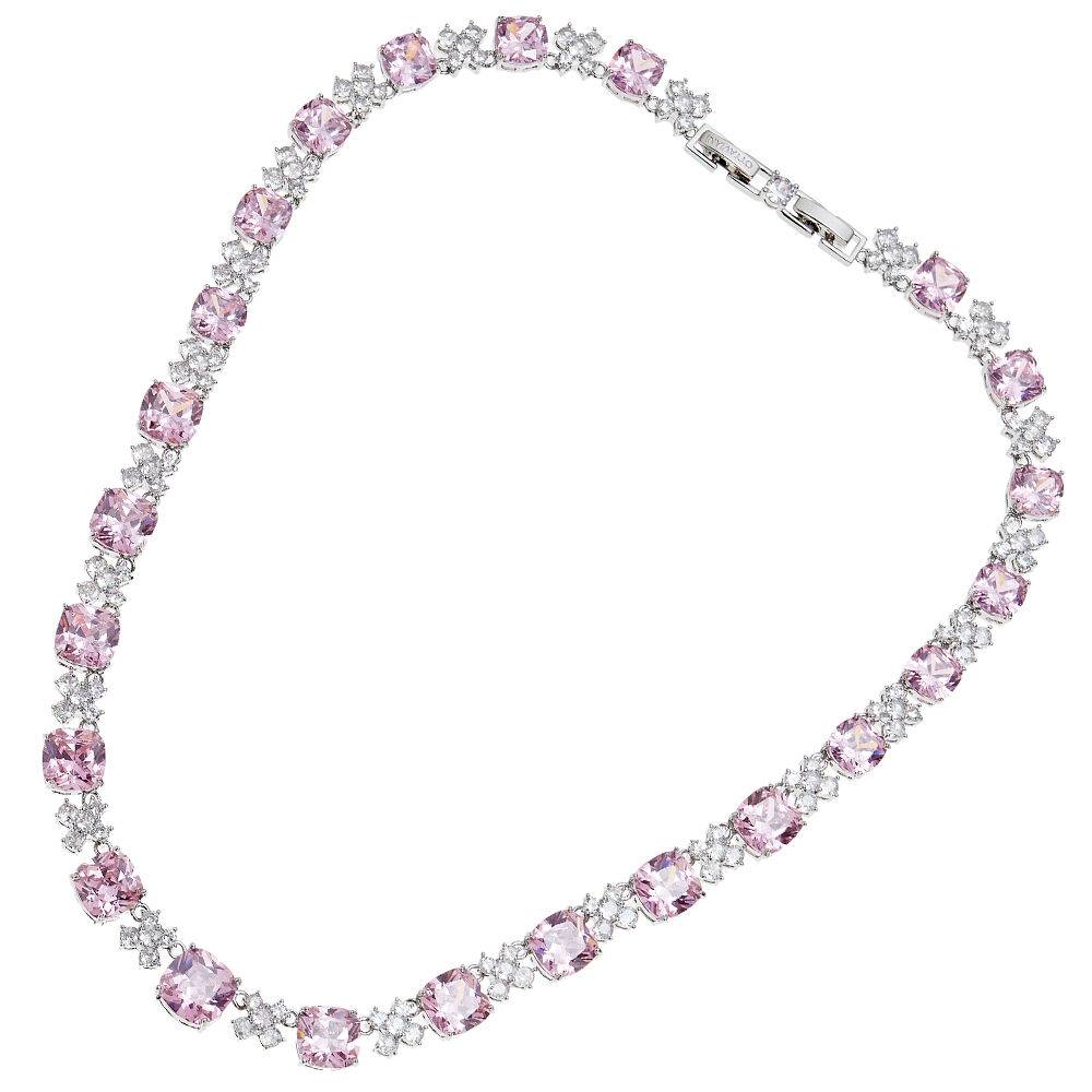 Ottaviani Collana rodiata con cubic zirconia