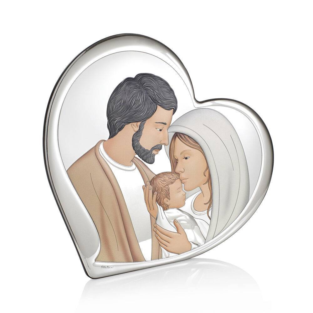 Ottaviani Icona cuore sacra famiglia 20x18,1 colorata Consegna Veloce
