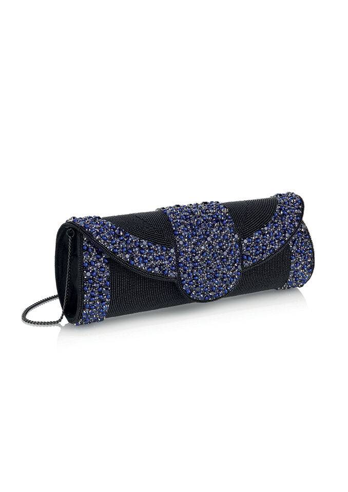 Ottaviani Clutch con strass e perline Soddisfazione Garantita