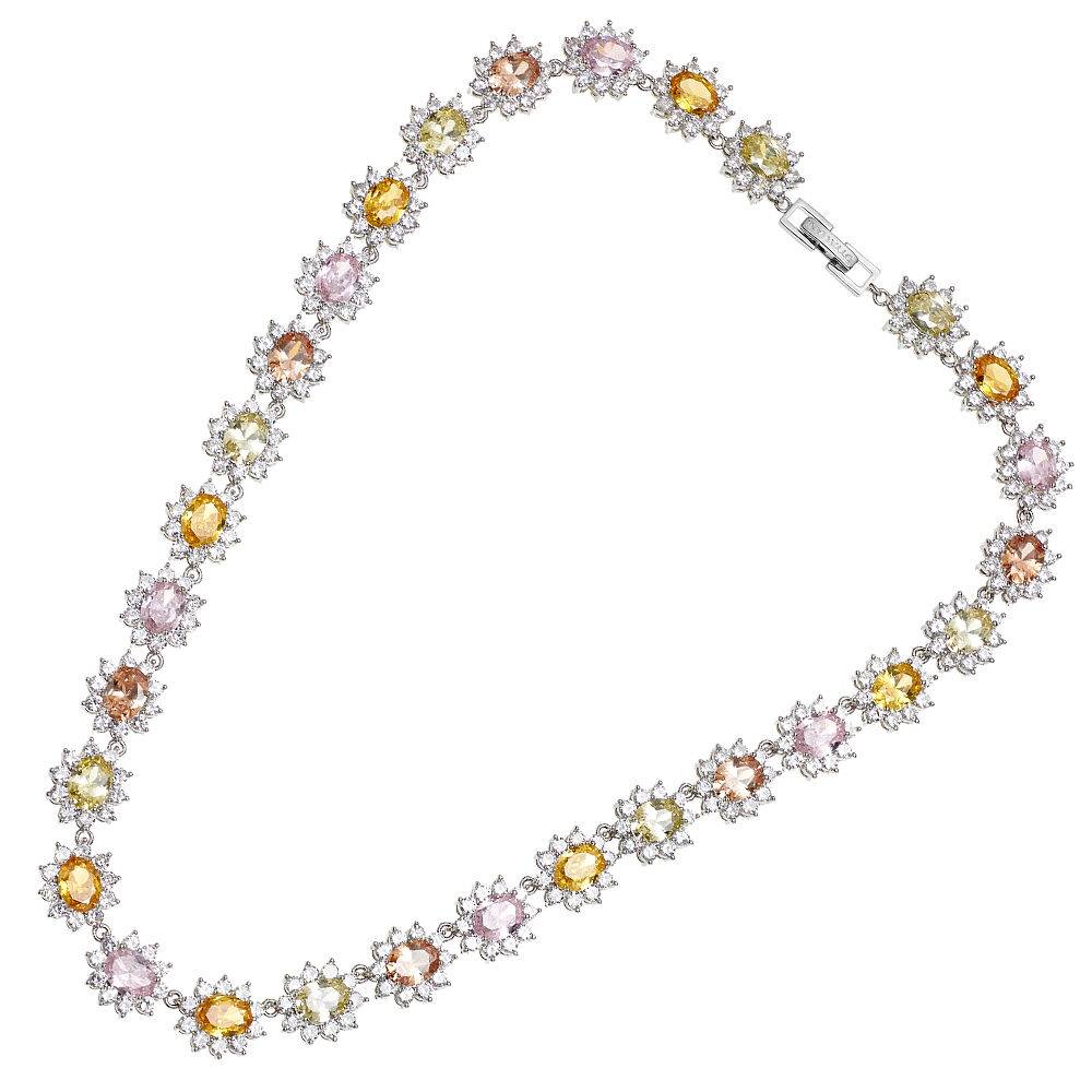 Ottaviani Collana rodiata con cubic zirconia Promozione Limitata