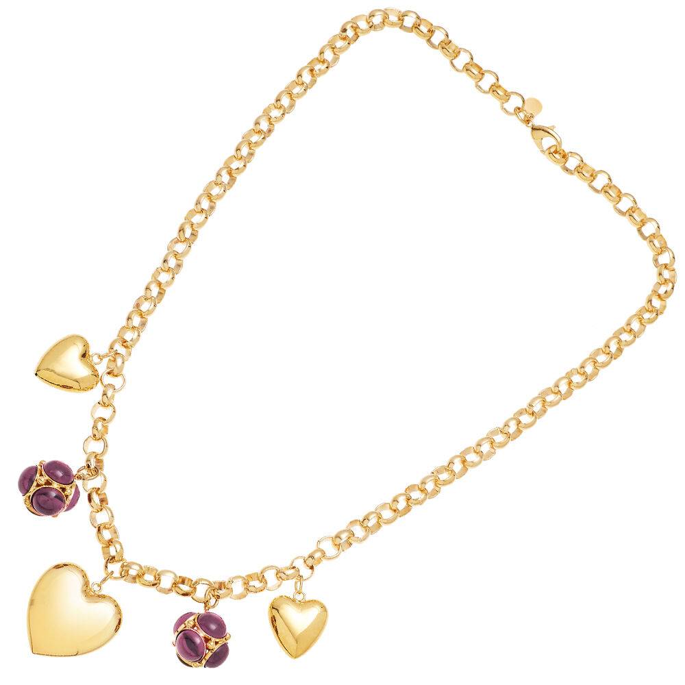 Ottaviani Collana dorata con cristalli Outlet