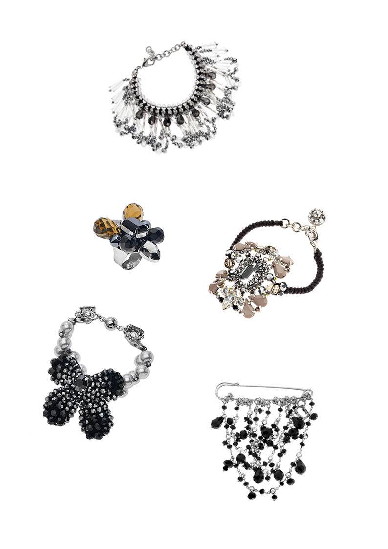 Ottaviani Bracciale con cristalli strass e perline Negozi Online
