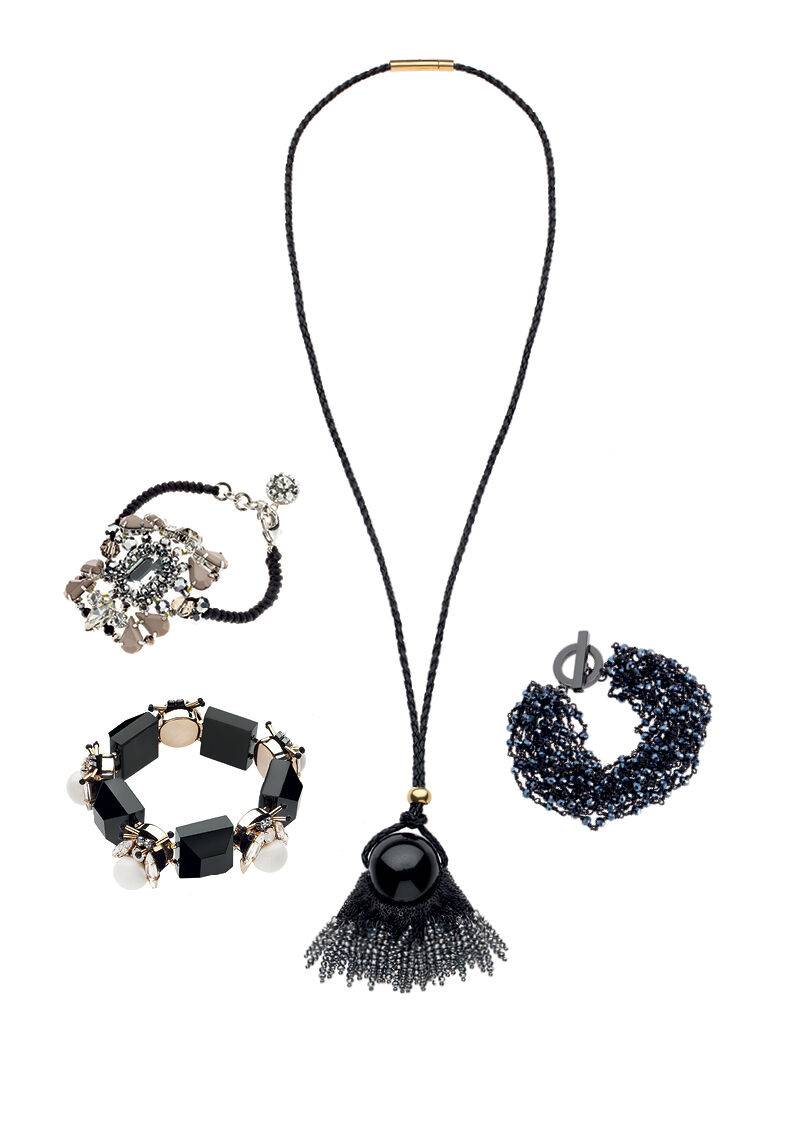 Ottaviani Bracciale con cristalli strass e perline Negozi Online