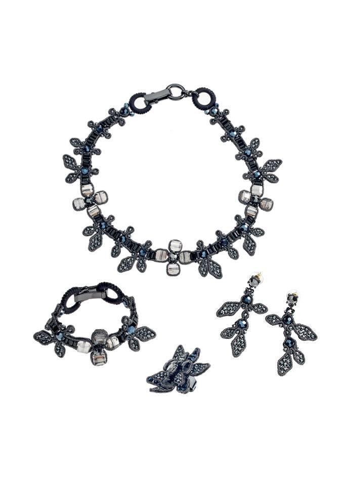 Ottaviani Bracciale con cristalli e perline Consegna Veloce