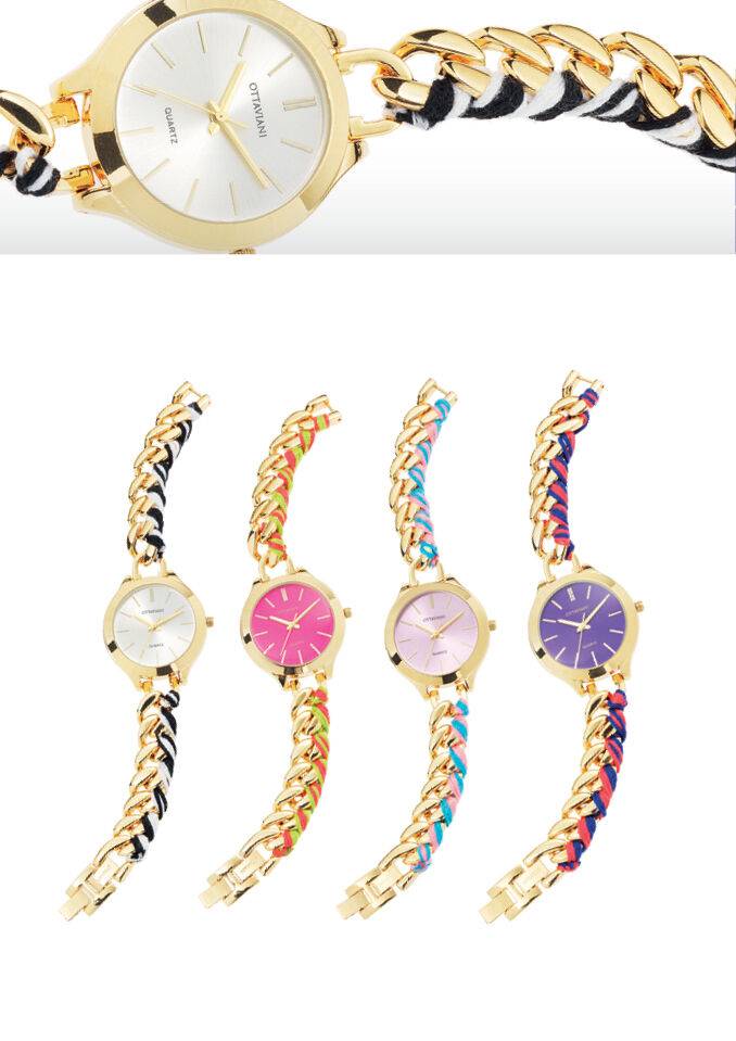 Ottaviani Quarzo argento,bracciale catena Offerta