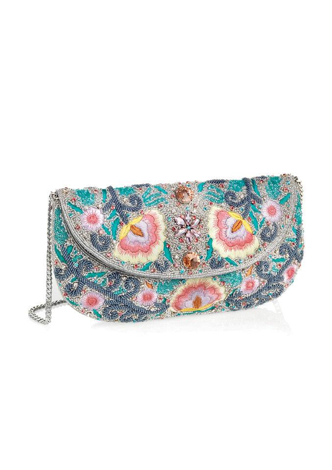 Ottaviani Clutch con ricami,cristalli,perline e strass Offerte