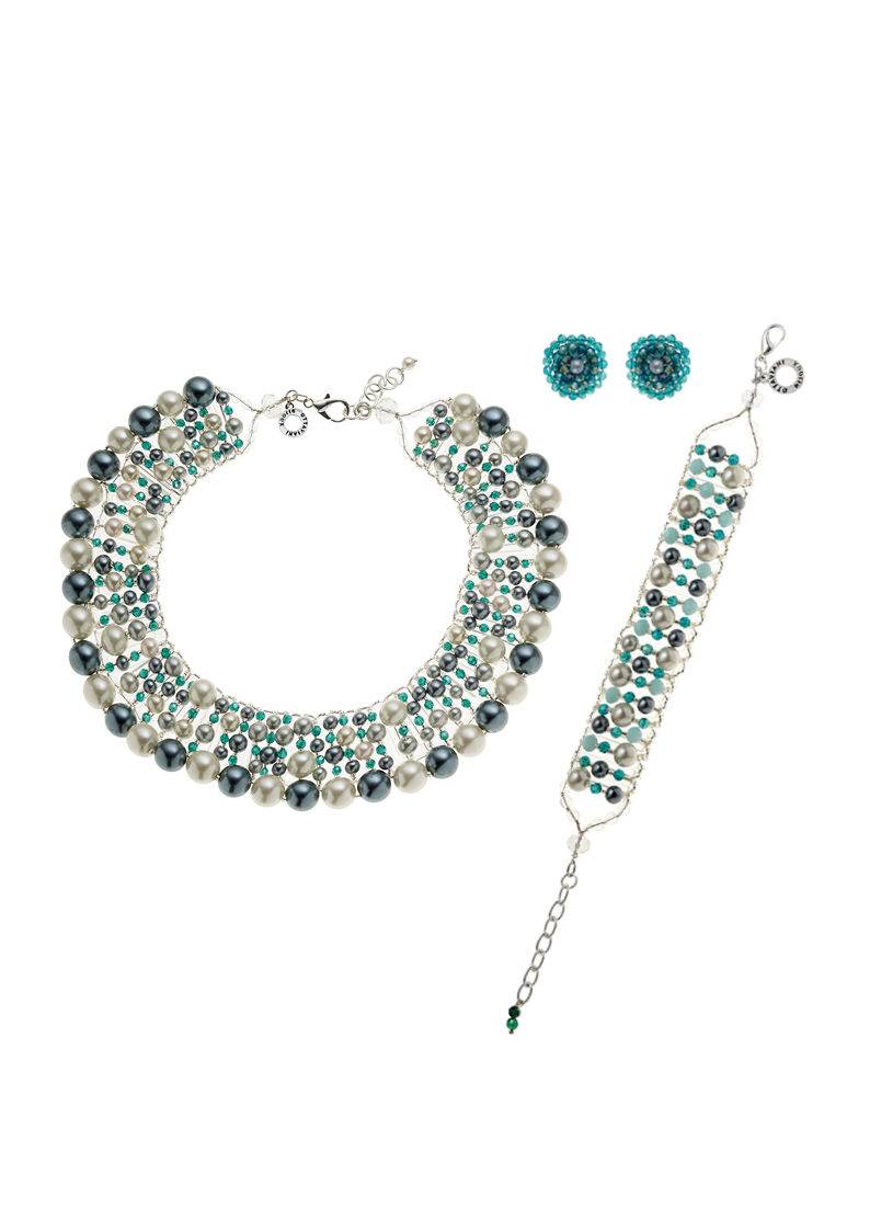 Ottaviani Collana con perle e cristalli Offerte