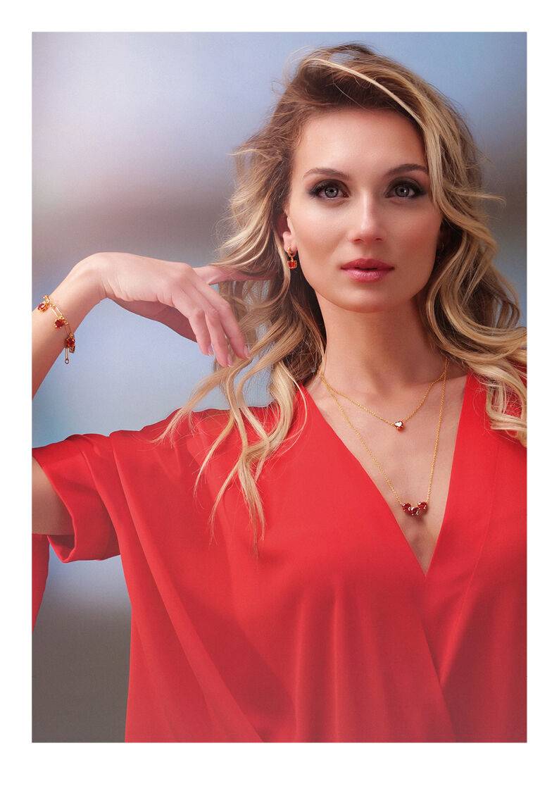Ottaviani Collana doppio filo dorata con cubic zirconia I Più Venduti