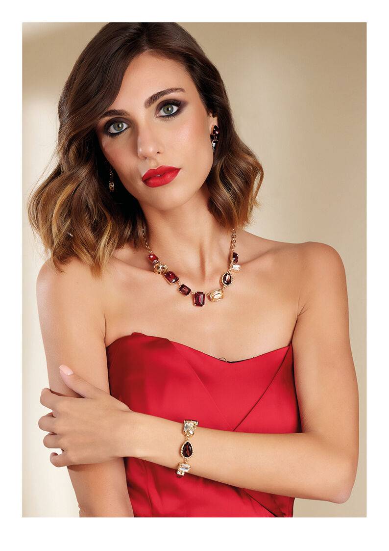 Ottaviani Bracciale dorato con cristalli Affare Del Giorno