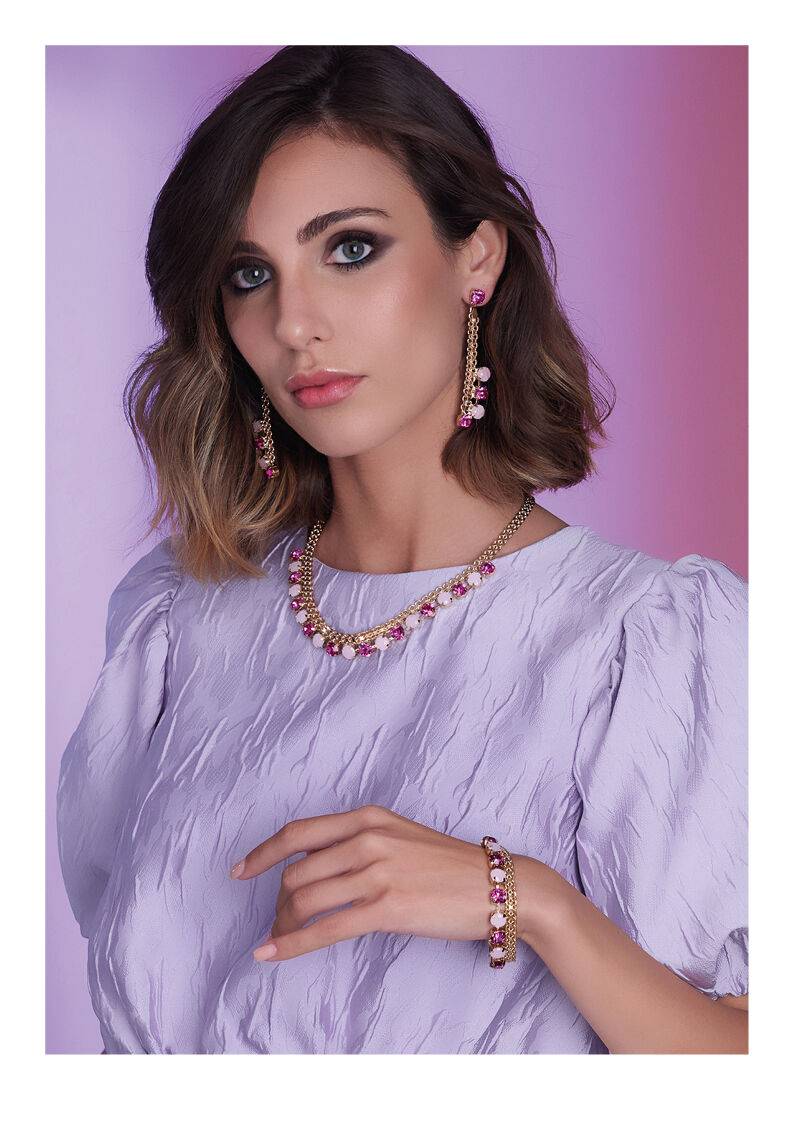 Ottaviani Bracciale dorato con cristalli Novità