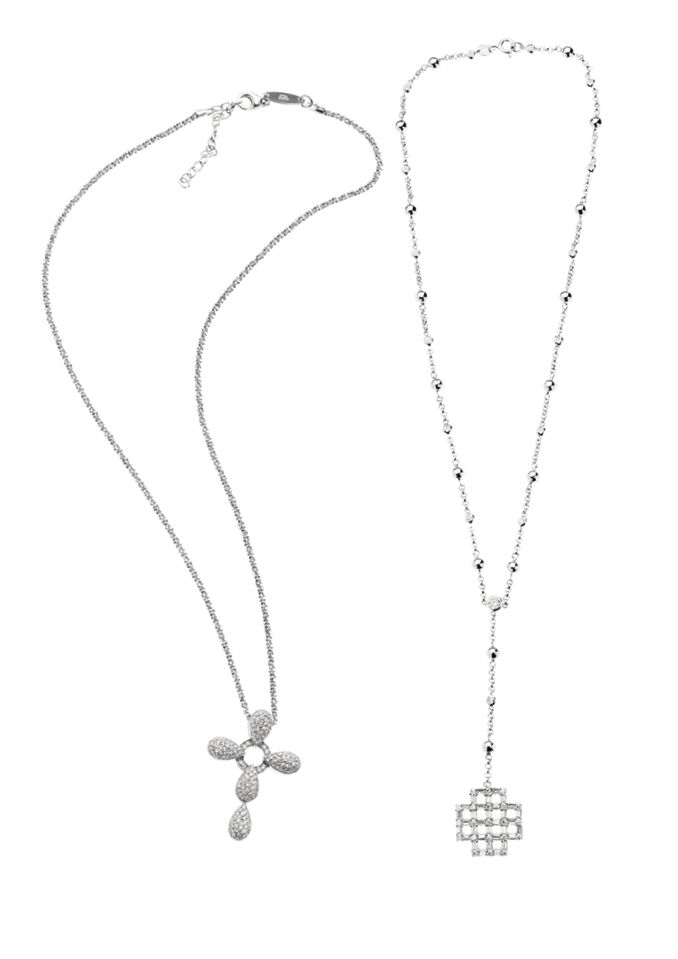 Ottaviani Collana arg. rosario "quadrata" Sconto