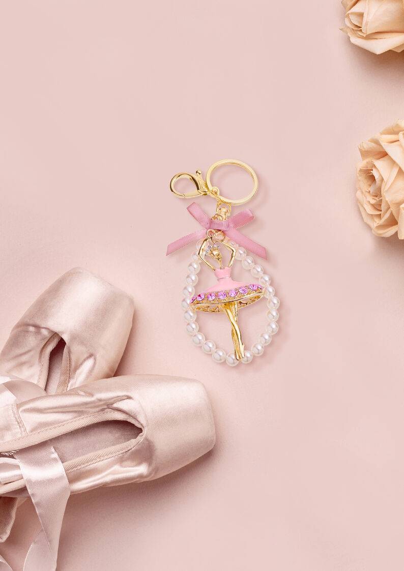 Ottaviani Portachiavi dorato con strass smalti perline f Super Saving Price