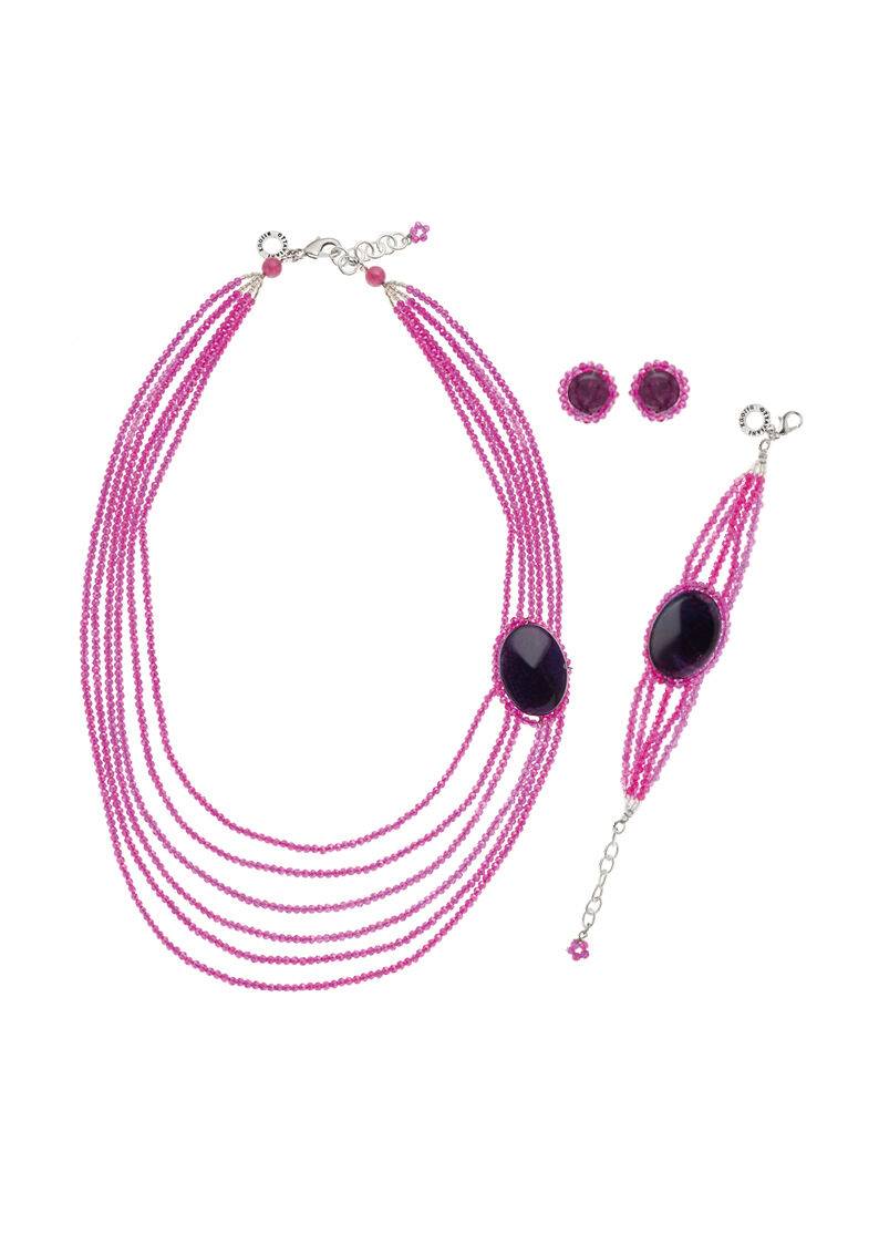 Ottaviani Bracciale con agata e cristalli Ritorno libero