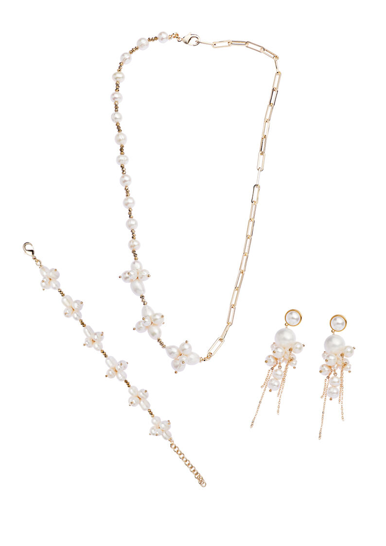 Ottaviani Bracciale dorato con perle di vetro e perle fi 50% di sconto per tempo limitato