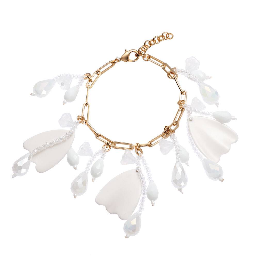 Ottaviani Bracciale dorato con perle di vetro,el.in resi Promozione Limitata