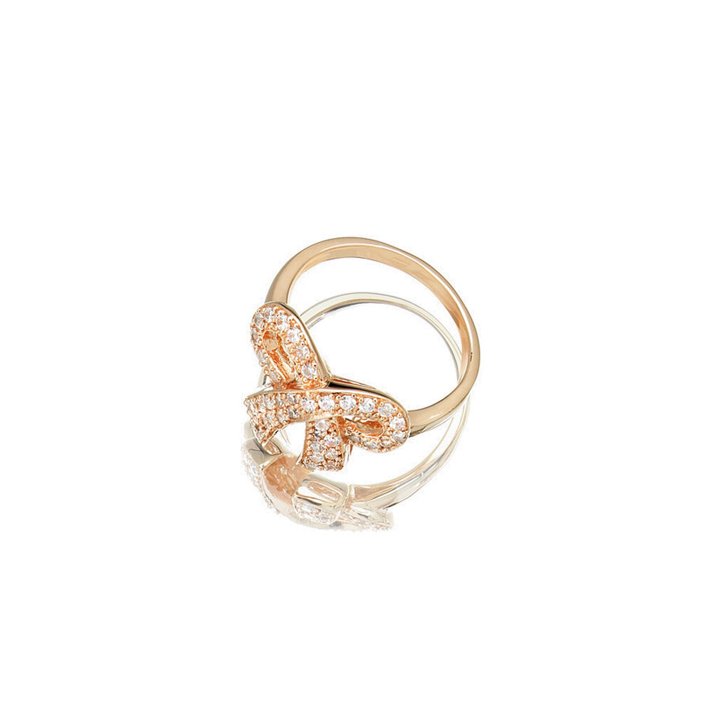 Ottaviani Anello arg. "fiocchetto" rose' Sconto