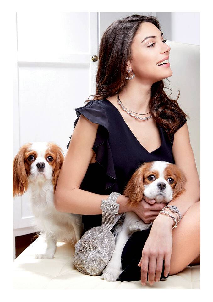 Ottaviani Clutch con perline,cristalli e strass Saldi