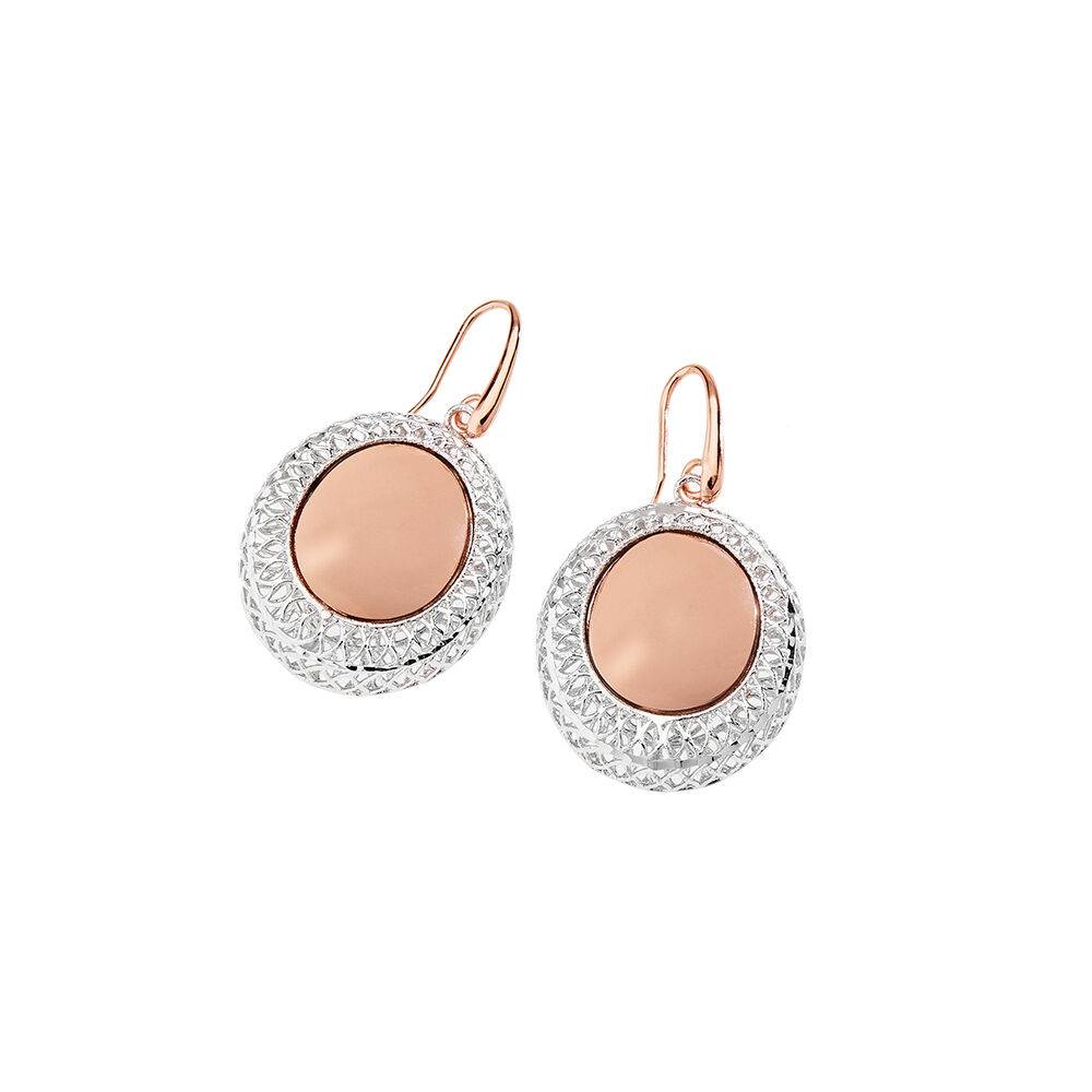 Ottaviani Orecchini in bronzo oro rosa e rodiato