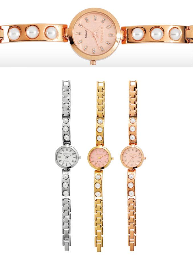 Ottaviani Quarzo dorato con perle Offerta Anniversario