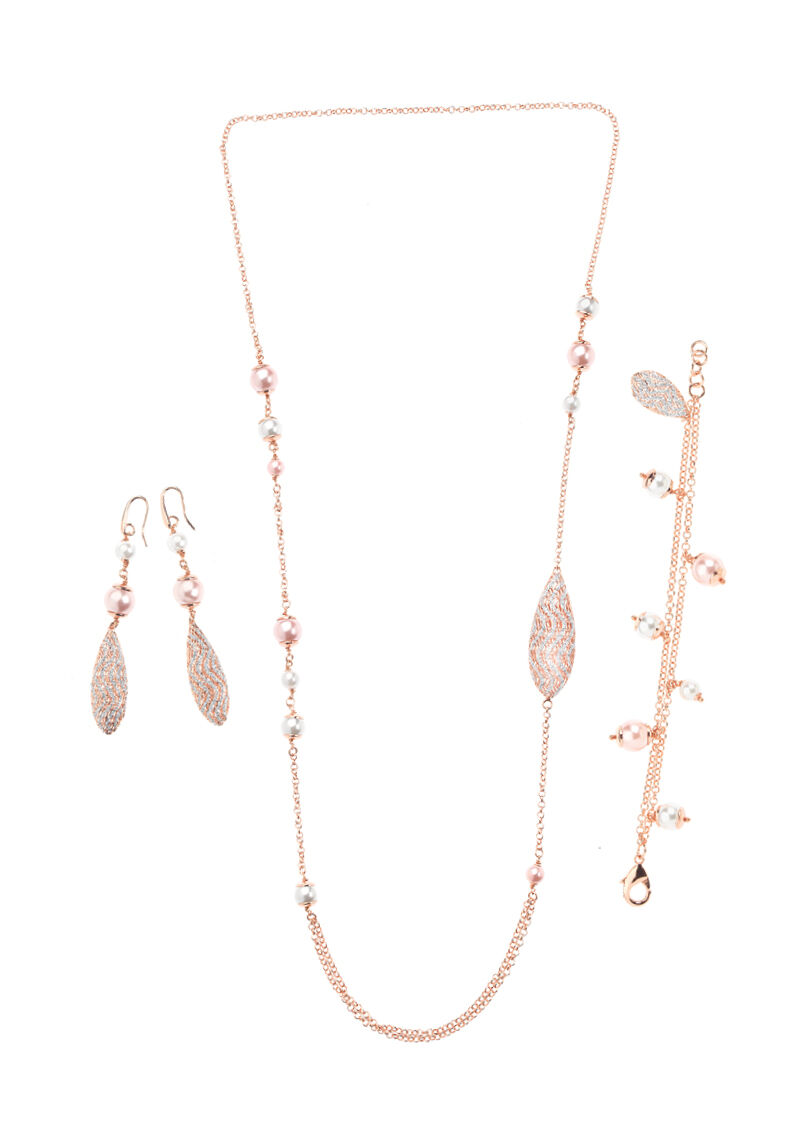 Ottaviani Orecchini in bronzo con perle bijoux Offerte giornaliere