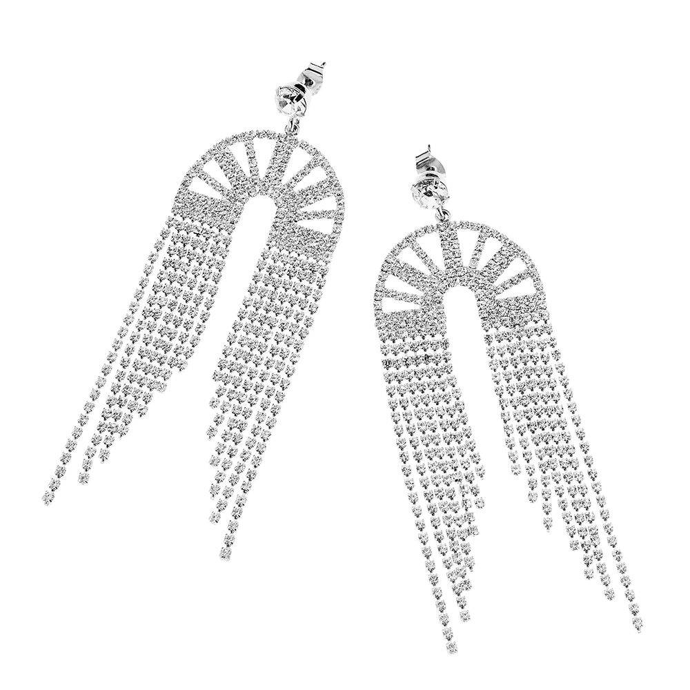 Ottaviani Orecchini con strass e cristalli Offerta settimanale