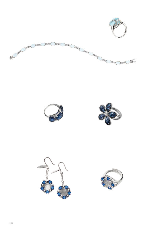 Ottaviani Orecchini arg. "blue love" Promozione temporanea
