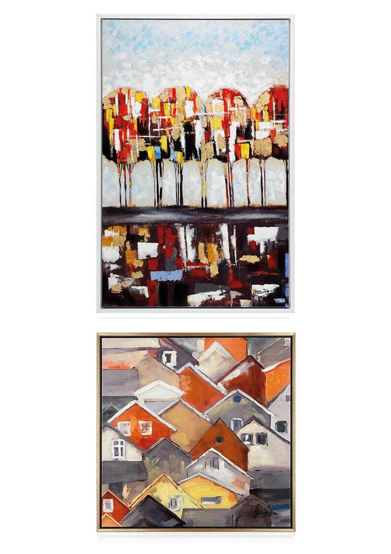 Ottaviani Quadro "paesaggiando" cm 80x80-superf.lucida Shopping Online