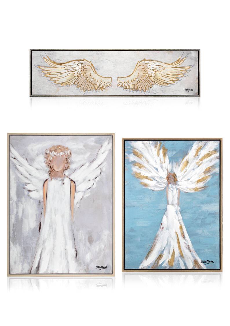 Ottaviani Quadro "ali d'angelo" cm 180x50 superf.lucida Convenienza