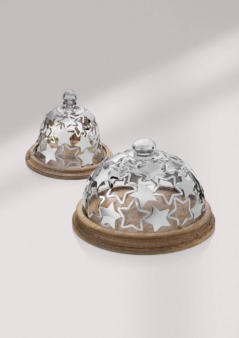 Ottaviani Porta torta"stella stellina"diam. cm25,5x h.20 Presa