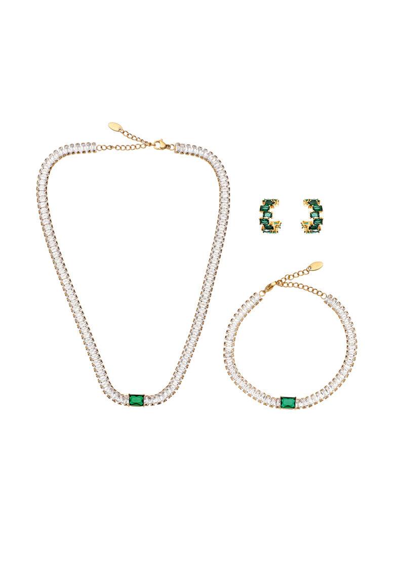 Ottaviani Bracciale dorato con cristalli Nuova