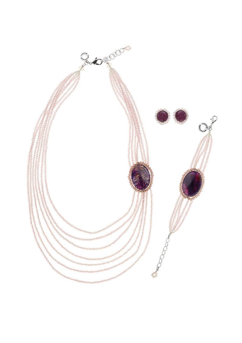 Ottaviani Bracciale con agata e cristalli Fornitura limitata