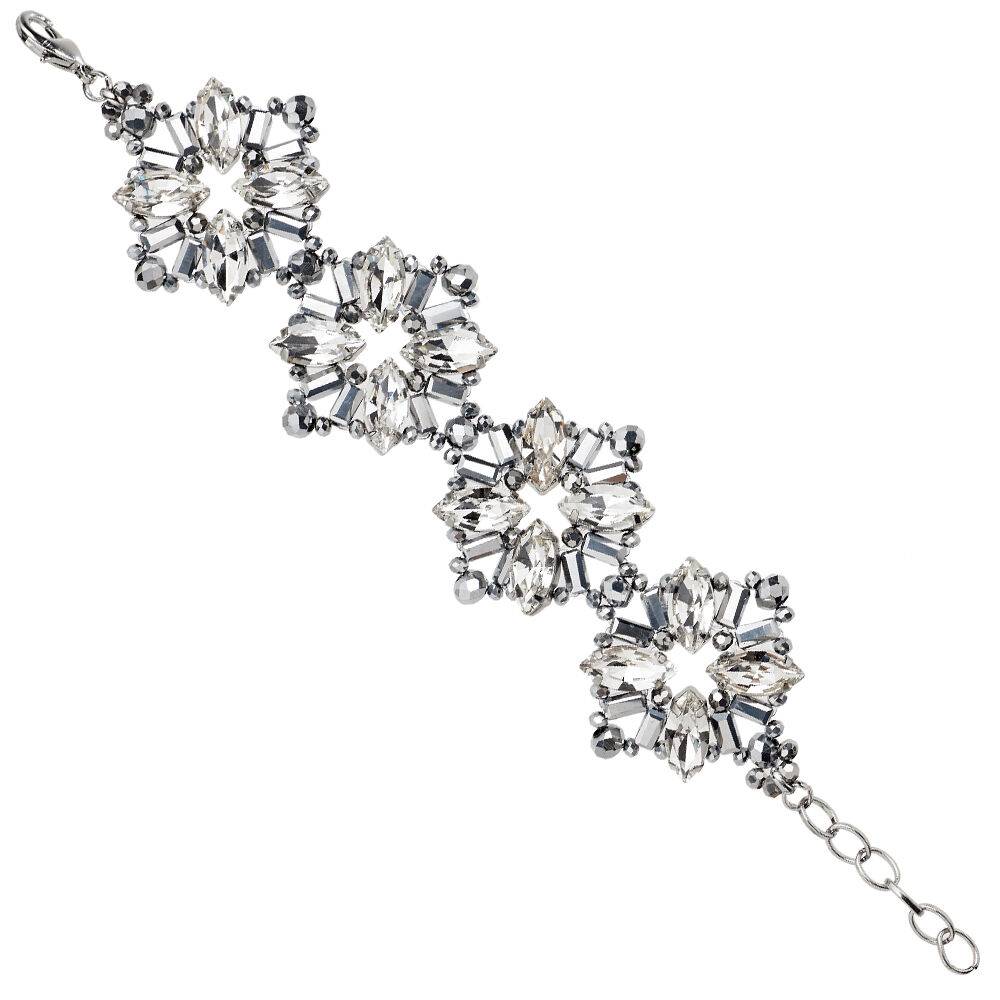 Ottaviani Bracciale con cristalli e strass Smaltimento dello stoccaggio