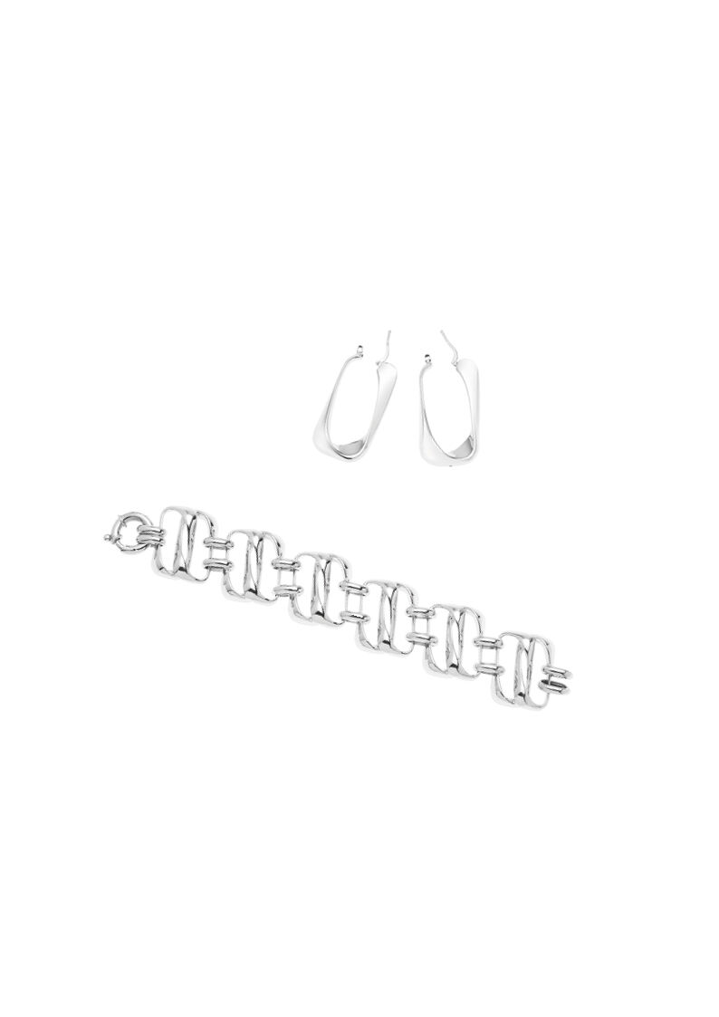 Ottaviani Orecchini "jersey" in argento Only for today