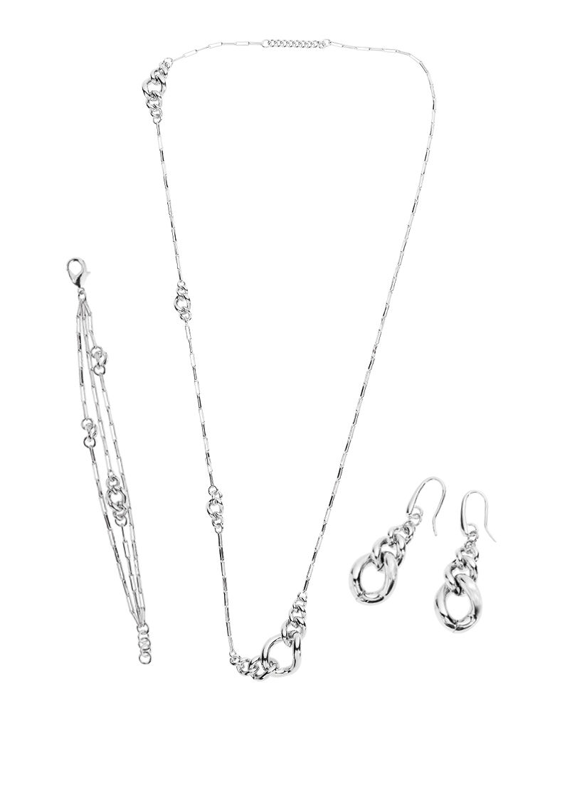 Ottaviani Collana in argento rodiato Discount Store per i nuovi prodotti