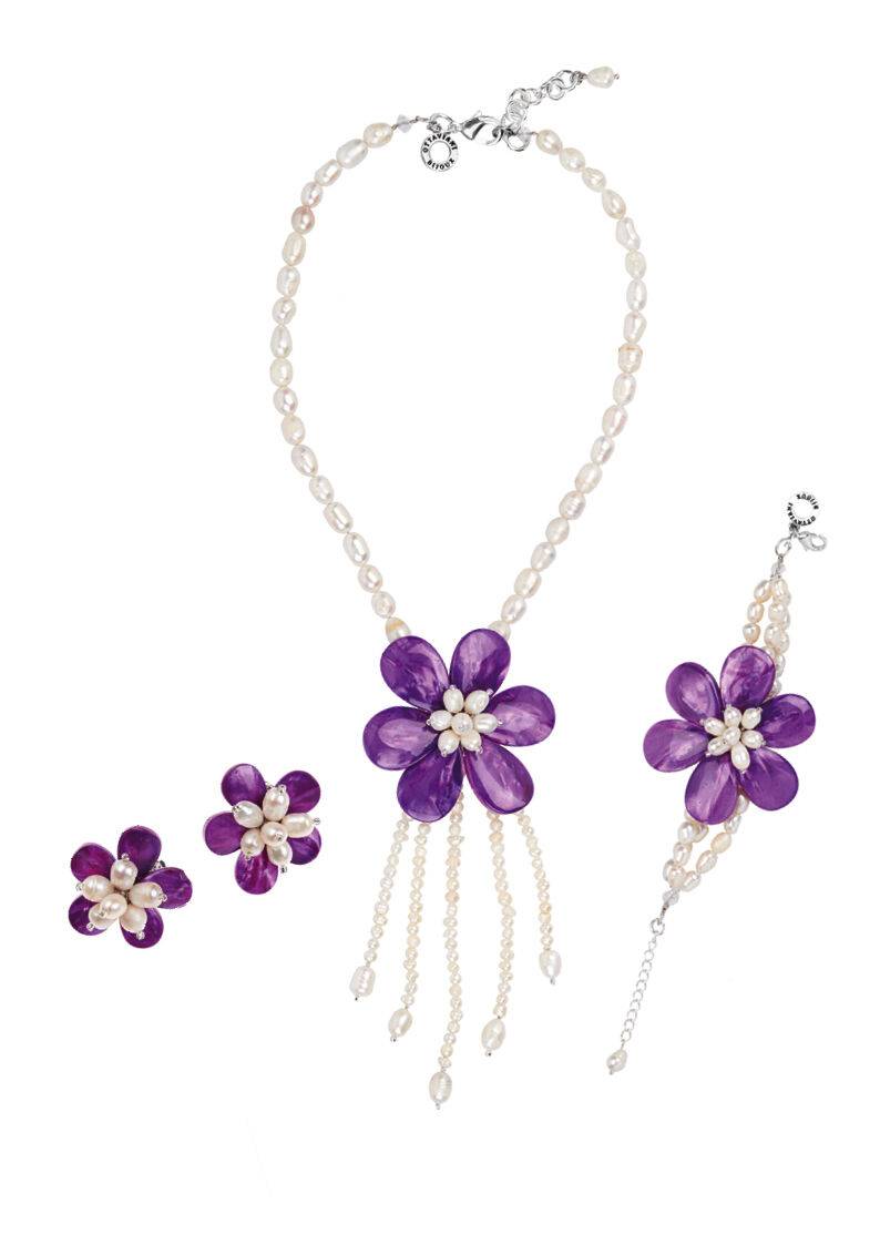 Ottaviani Bracciale con perle e madreperla Spedizione Gratuita