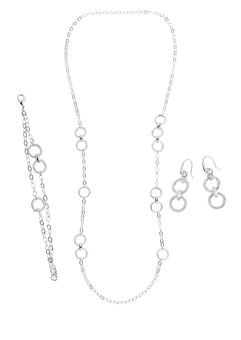 Ottaviani Collana in argento rodiato Negozi Online