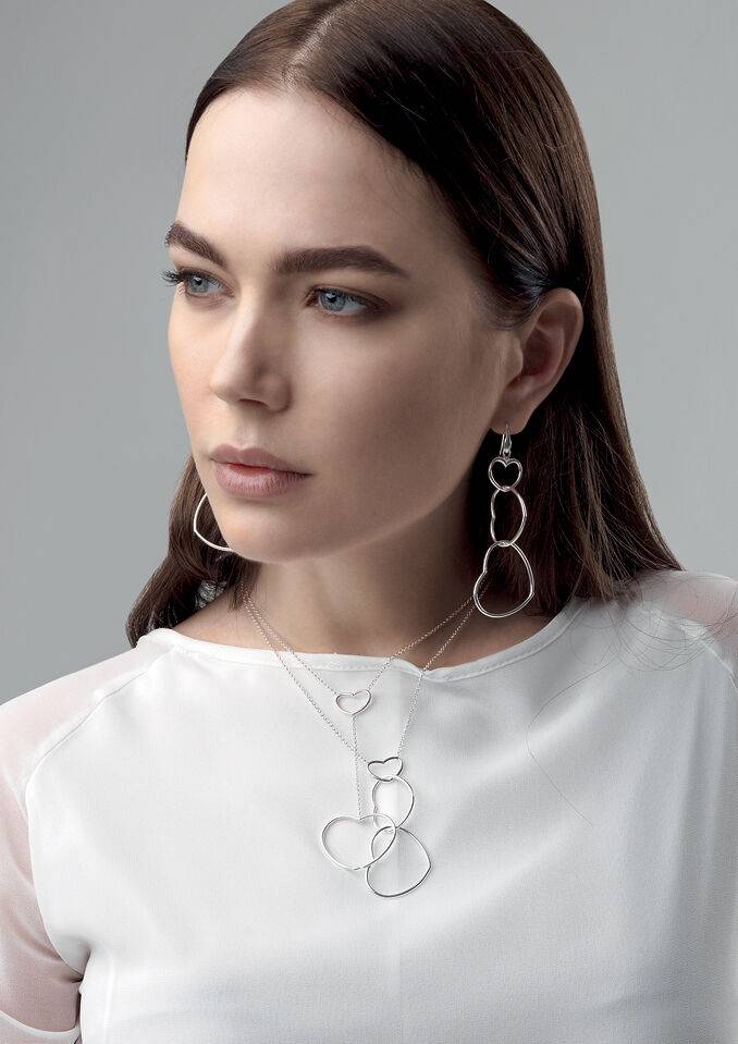 Ottaviani Collana "dolce cuore" in argento/cm.44,5 Prezzo Ridotto