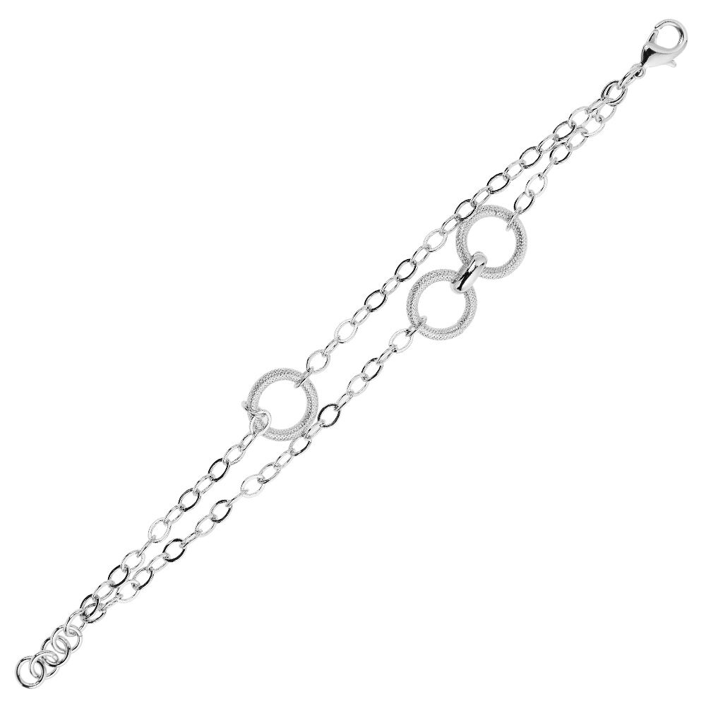 Ottaviani Bracciale in argento rodiato Convenienza