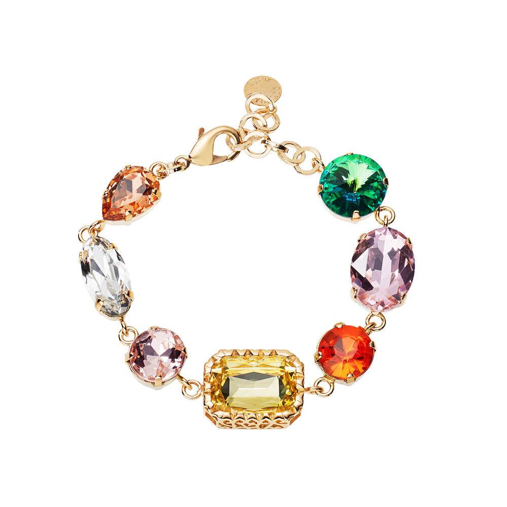Ottaviani Bracciale dorato con cristalli e strass Saldi