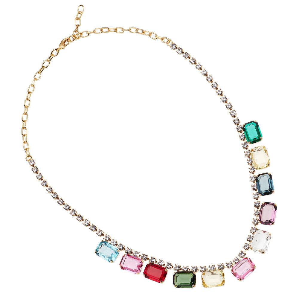 Ottaviani Collana dorata con strass Offerte esclusive
