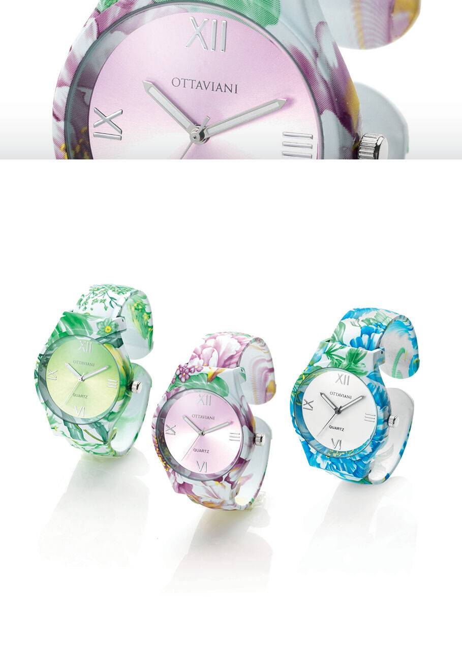 Ottaviani Quarzo verde bangle Spedizione Gratuita